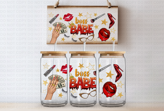 Boss Babe UVDTF 16oz CUP WRAP