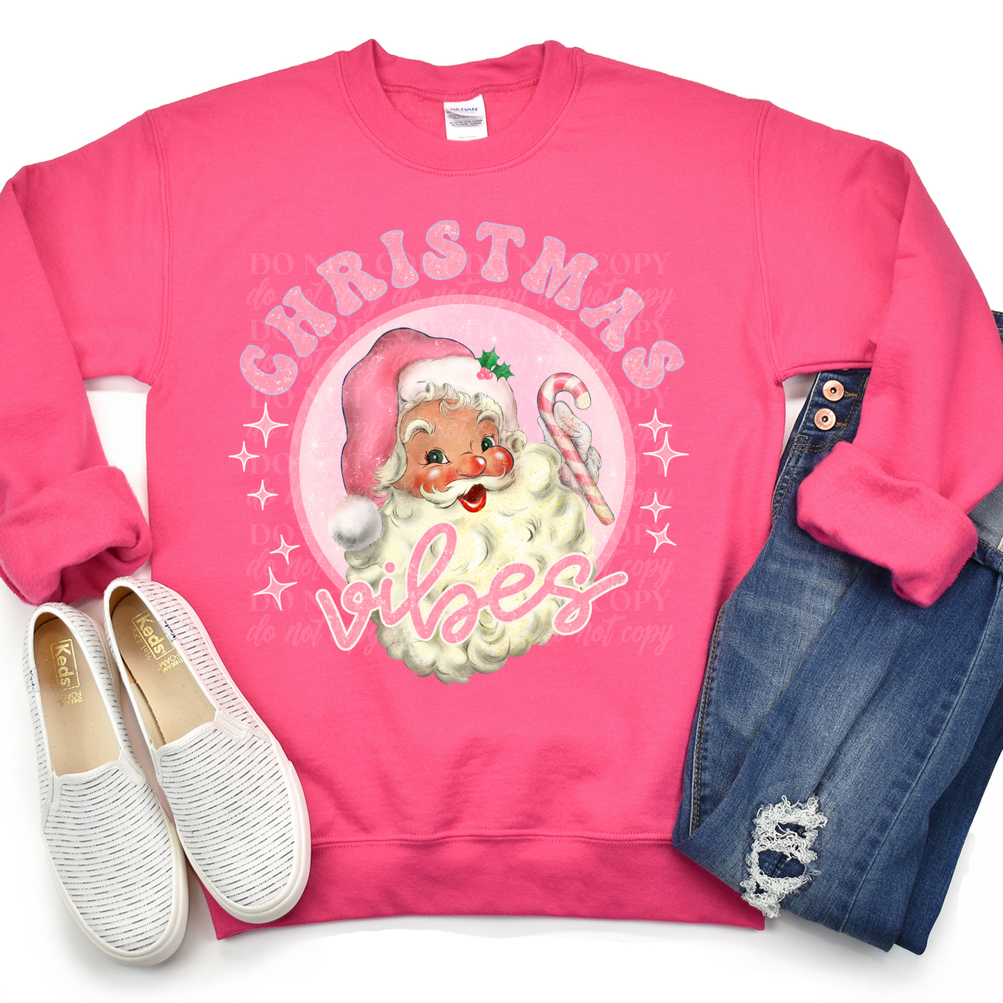 Christmas Vibes- Light Pink