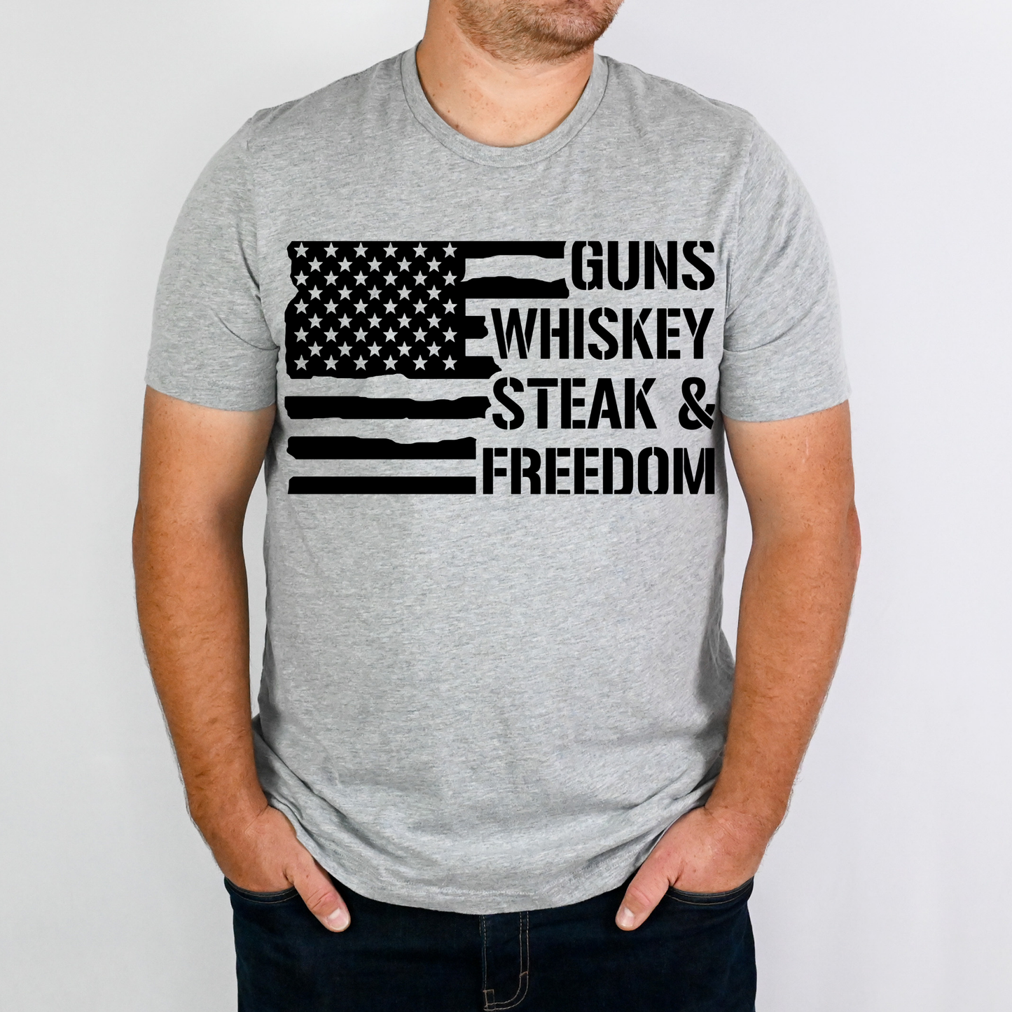 Guns Whiskey Steak & Freedom