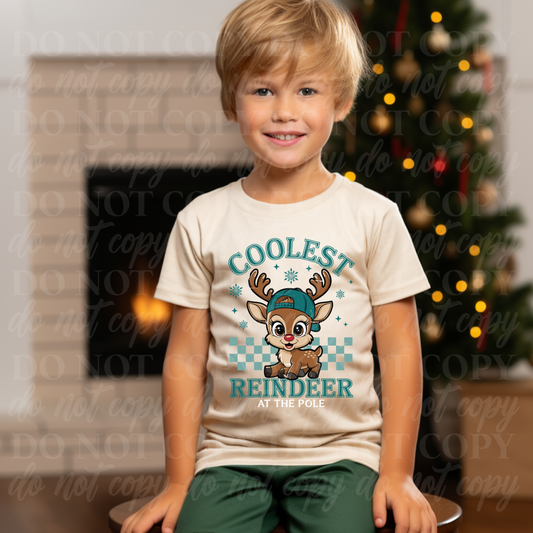 Coolest Reindeer At The Pole-green