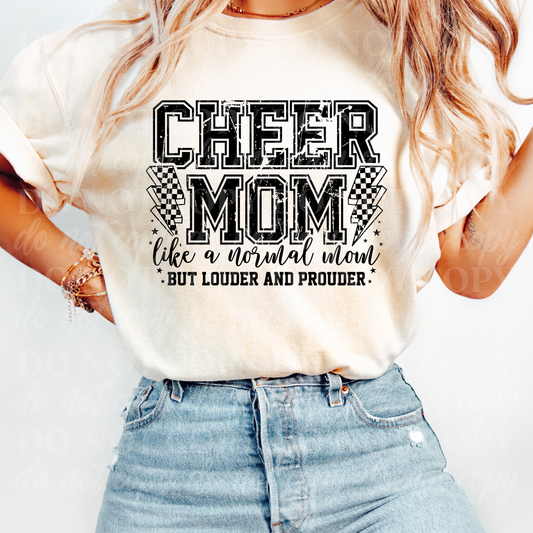 Cheer Mom Like A Normal Mom But Louder & Prouder