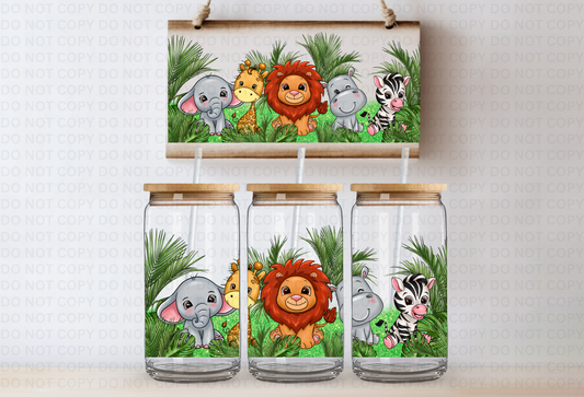 Kids Animal Friends UVDTF 16oz CUP WRAP