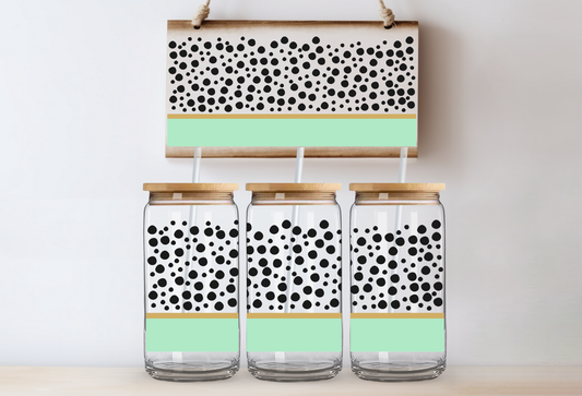UVDTF 16oz CUP WRAP -Modern Dot Pop