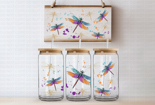 Dragonfly UVDTF 16oz CUP WRAP