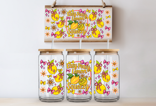 UVDTF 16oz CUP WRAP -Easy Peasy Lemon Squeezy
