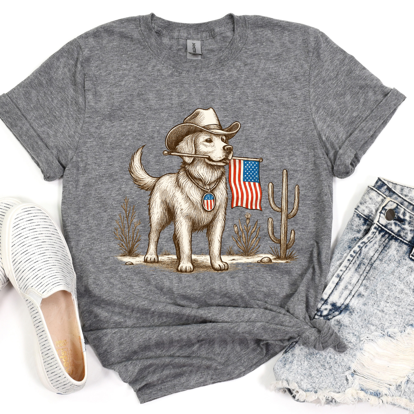 Patriotic Dog Desert