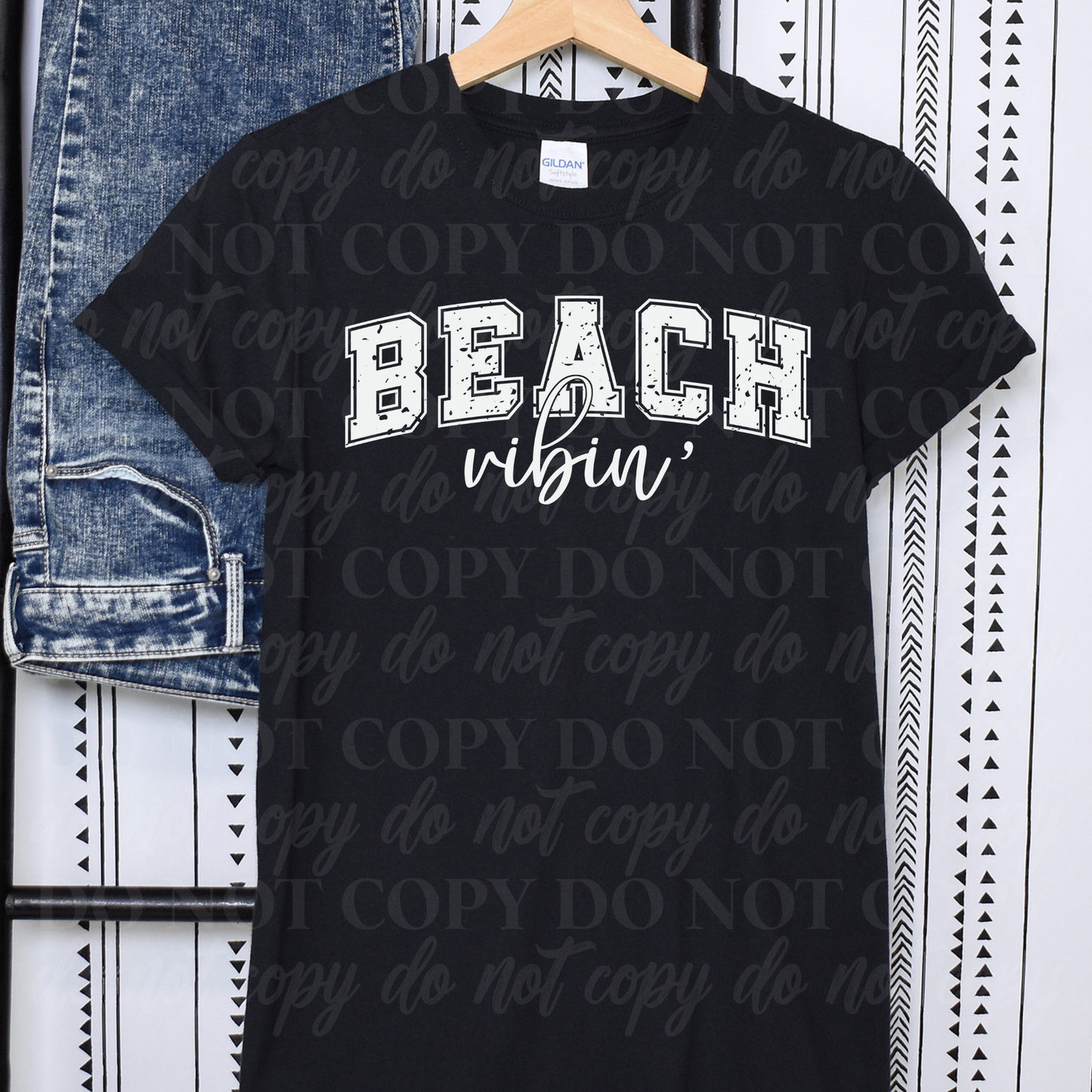 Beach Vibin'-white