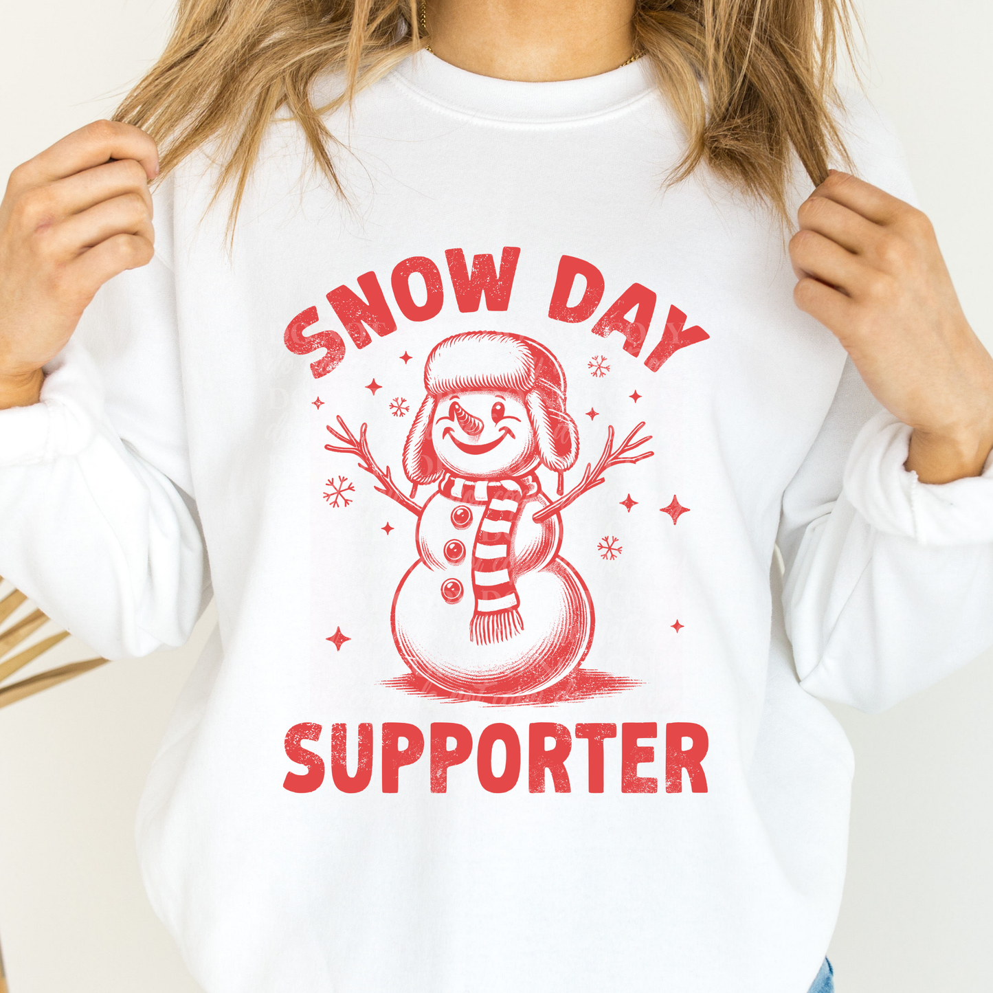 Snow Day Supporter red