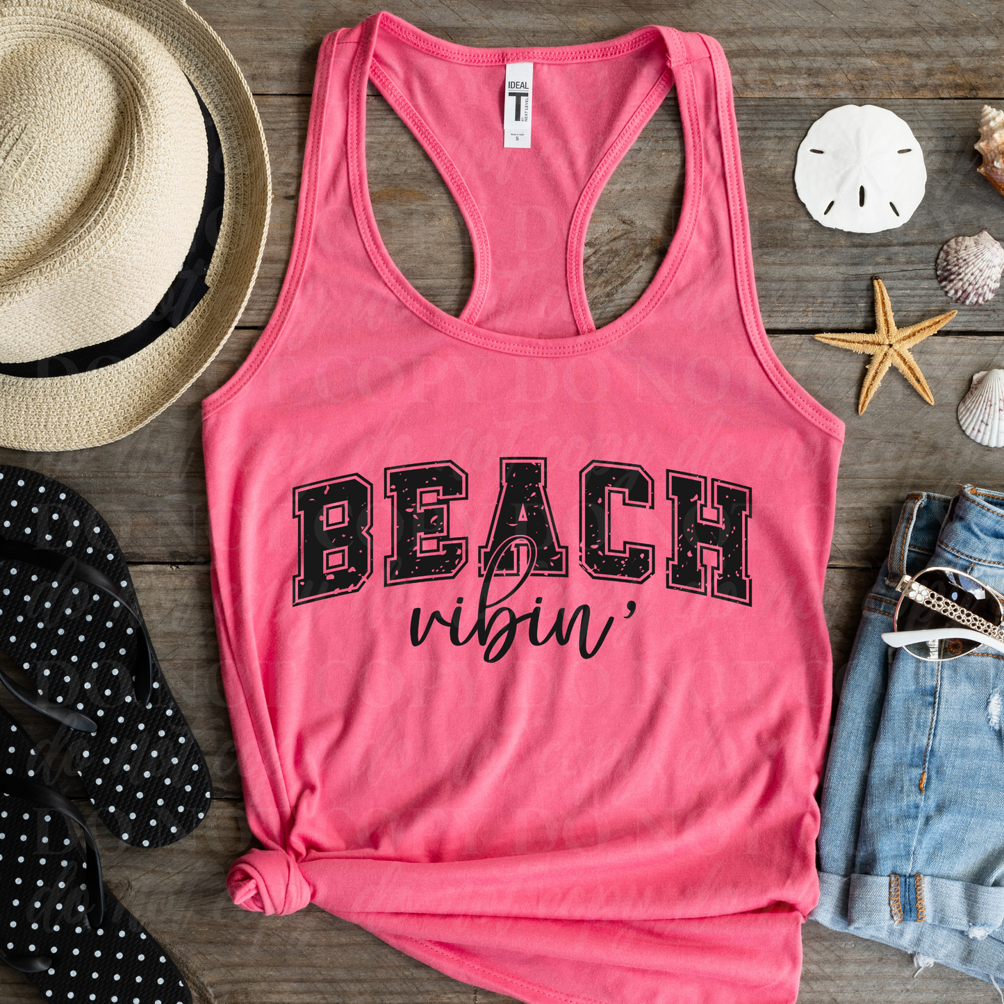 Beach Vibin'-black