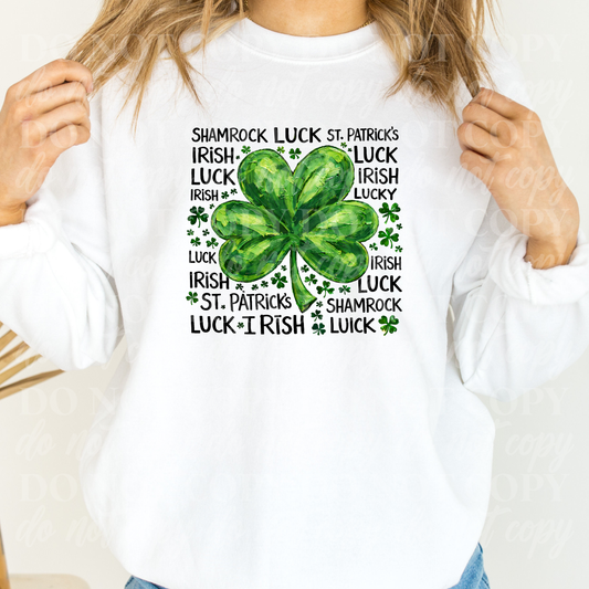 Shamrock Luck Green Clover