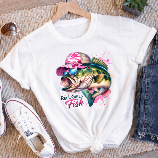 Reel Girls Fish-pink