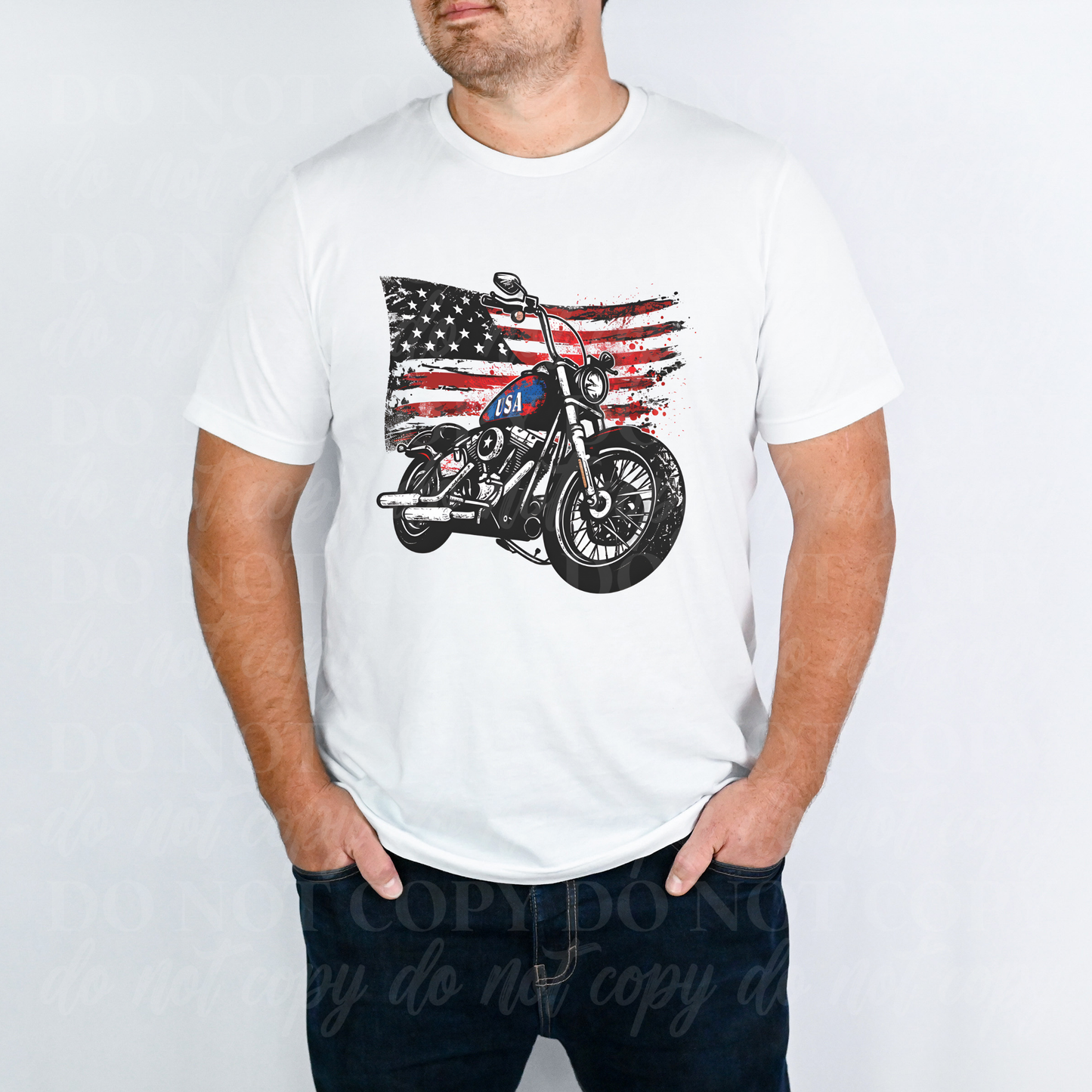Flag & Motorcycle