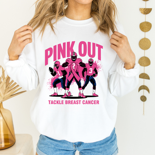 Pink Out Football Players