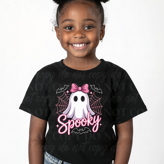 Spooky Ghost With Bow