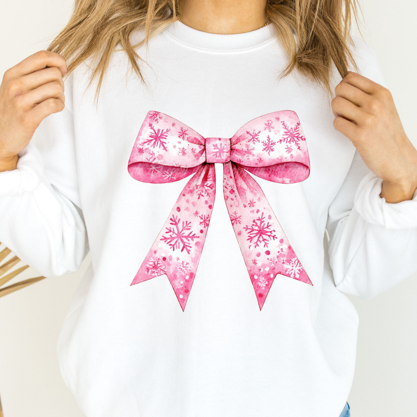 Pink Winter Bow