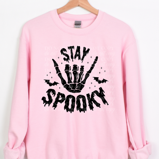 Stay Spooky- Black