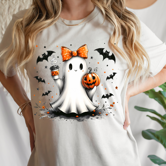 Cute Ghost with Bow