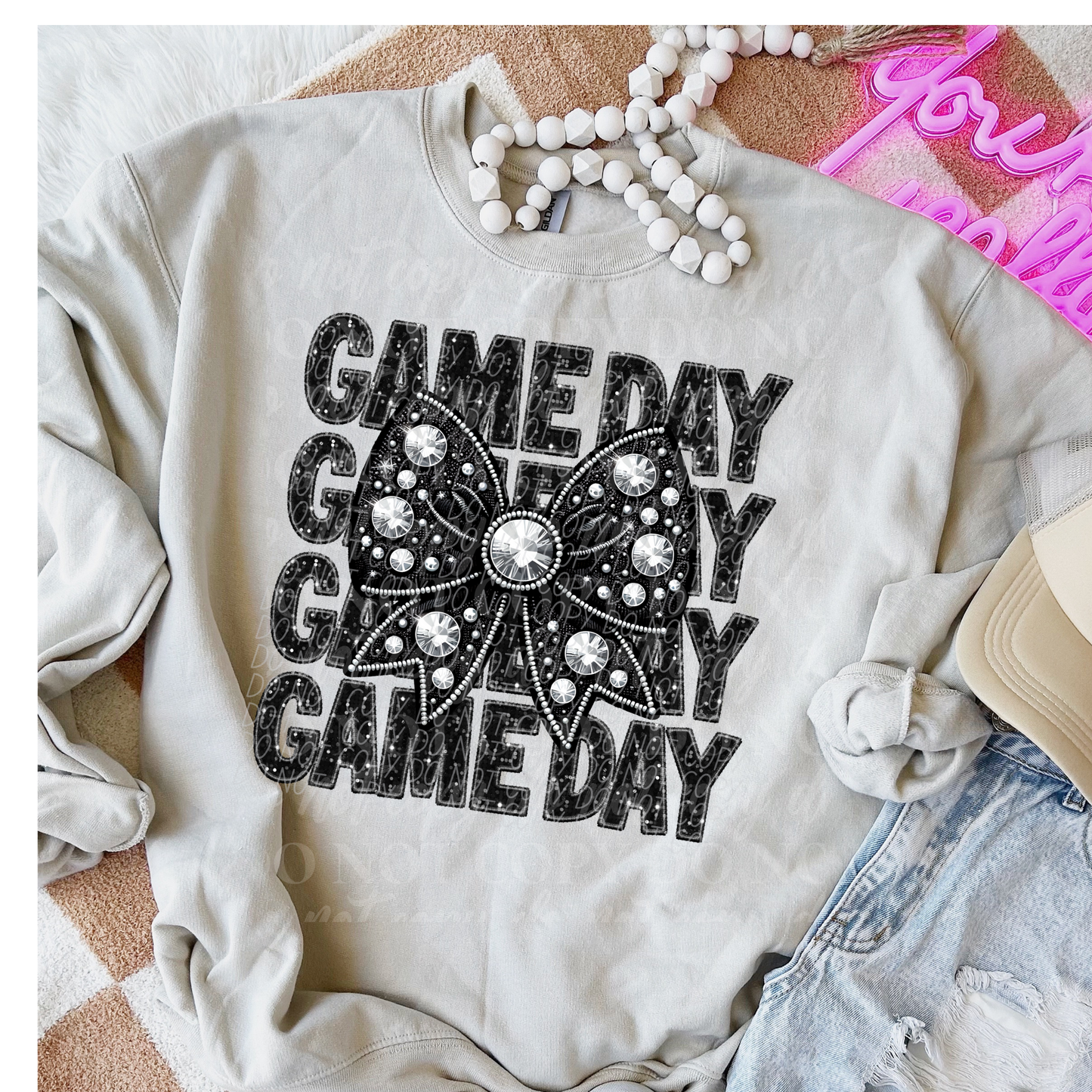 Gameday Rhinestone Stacked 5