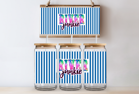 UVDTF 16oz CUP WRAP -River Junkie Striped