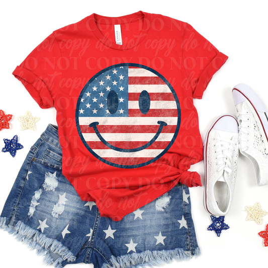 Patriotic Happy Face