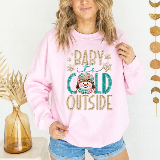 Baby It's Cold Outside-teal