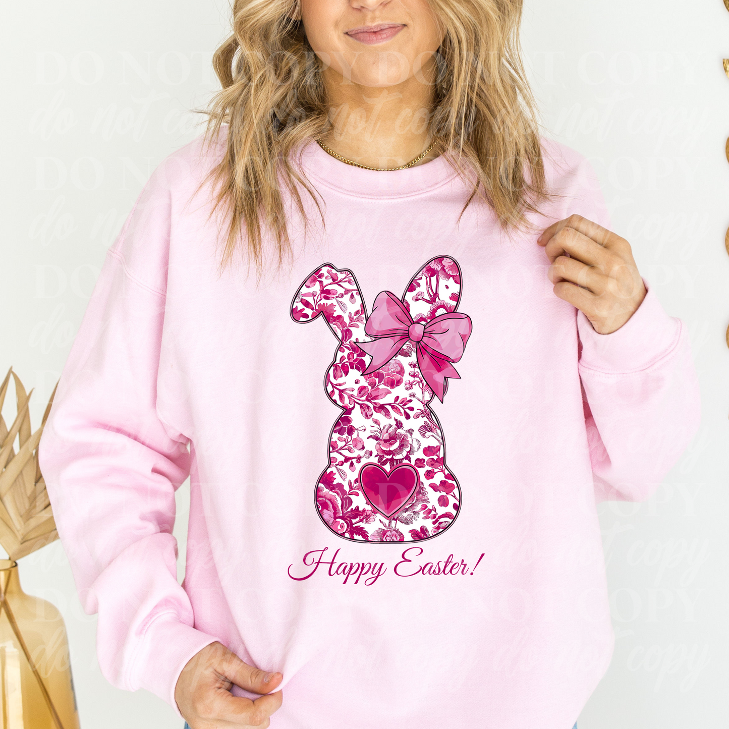 Happy Easter-Pink Floral