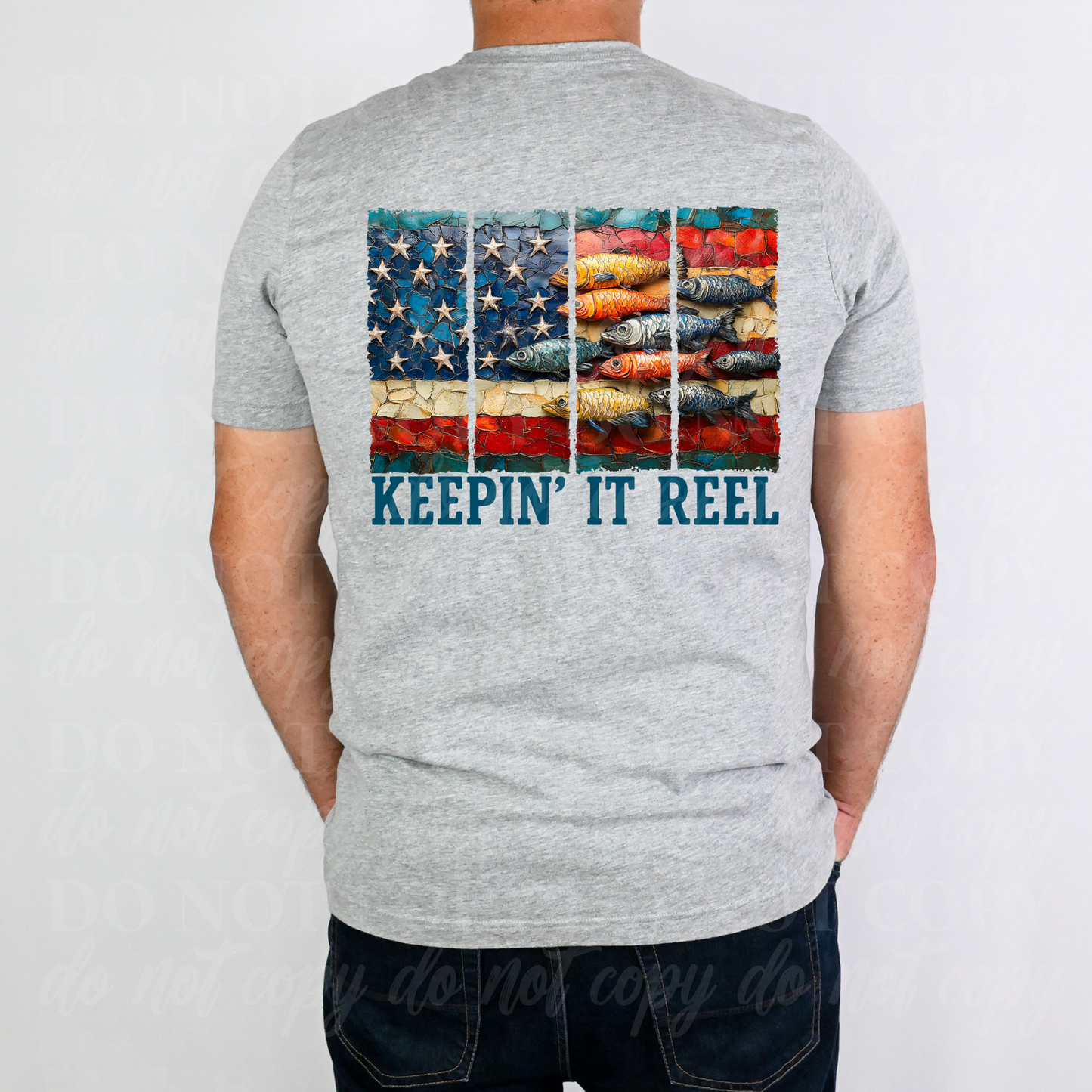 Keepin' It Reel patriotic- flag