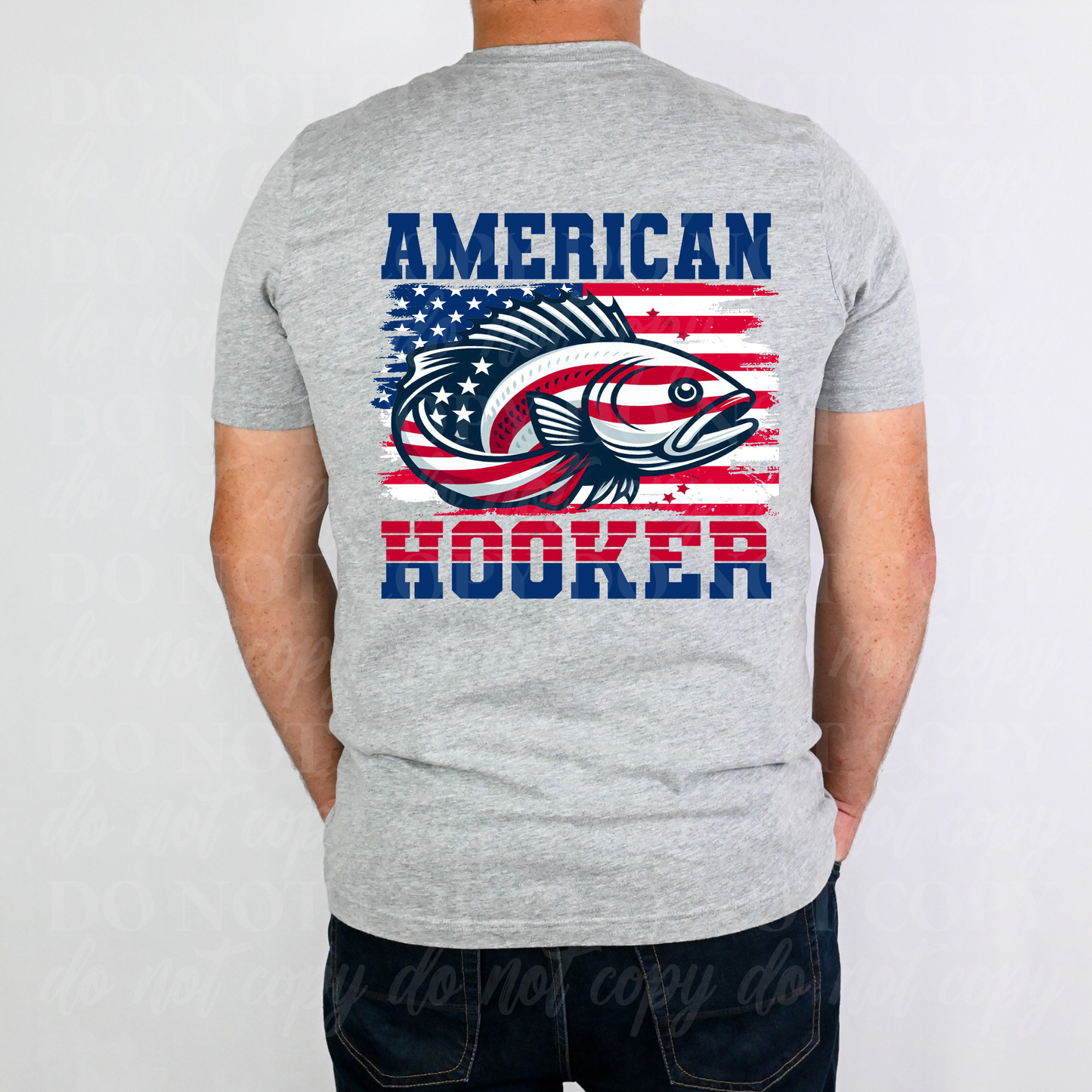Patriotic Fish American Hooker