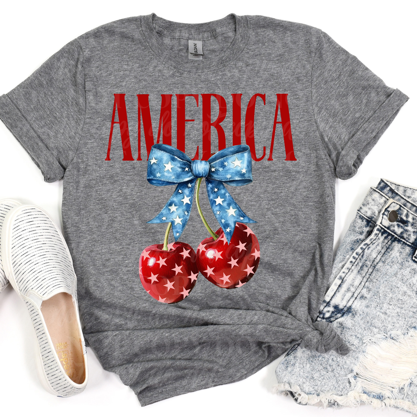 America Bows and Stars Cheries