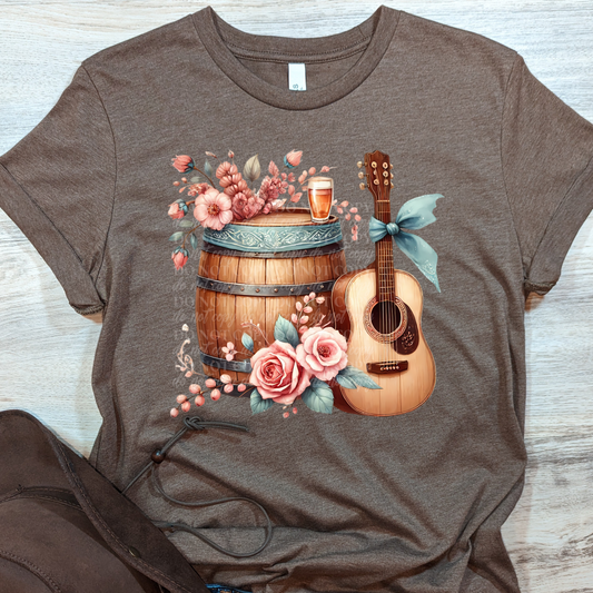 Barrel and Guitar 1