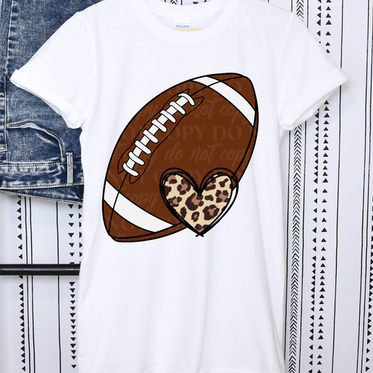 Football Cheetah Heart