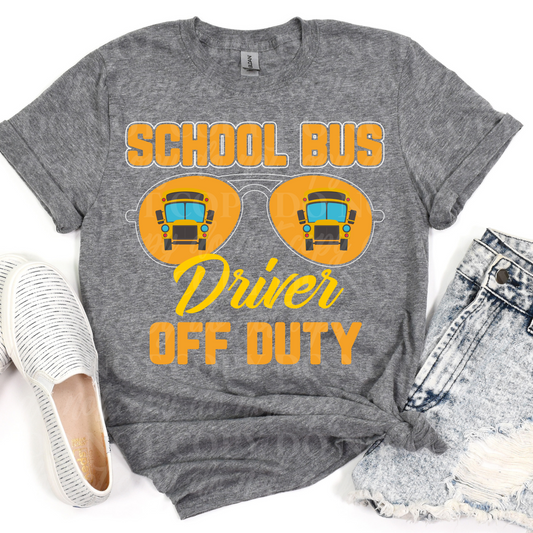 School Bus Driver Off Duty