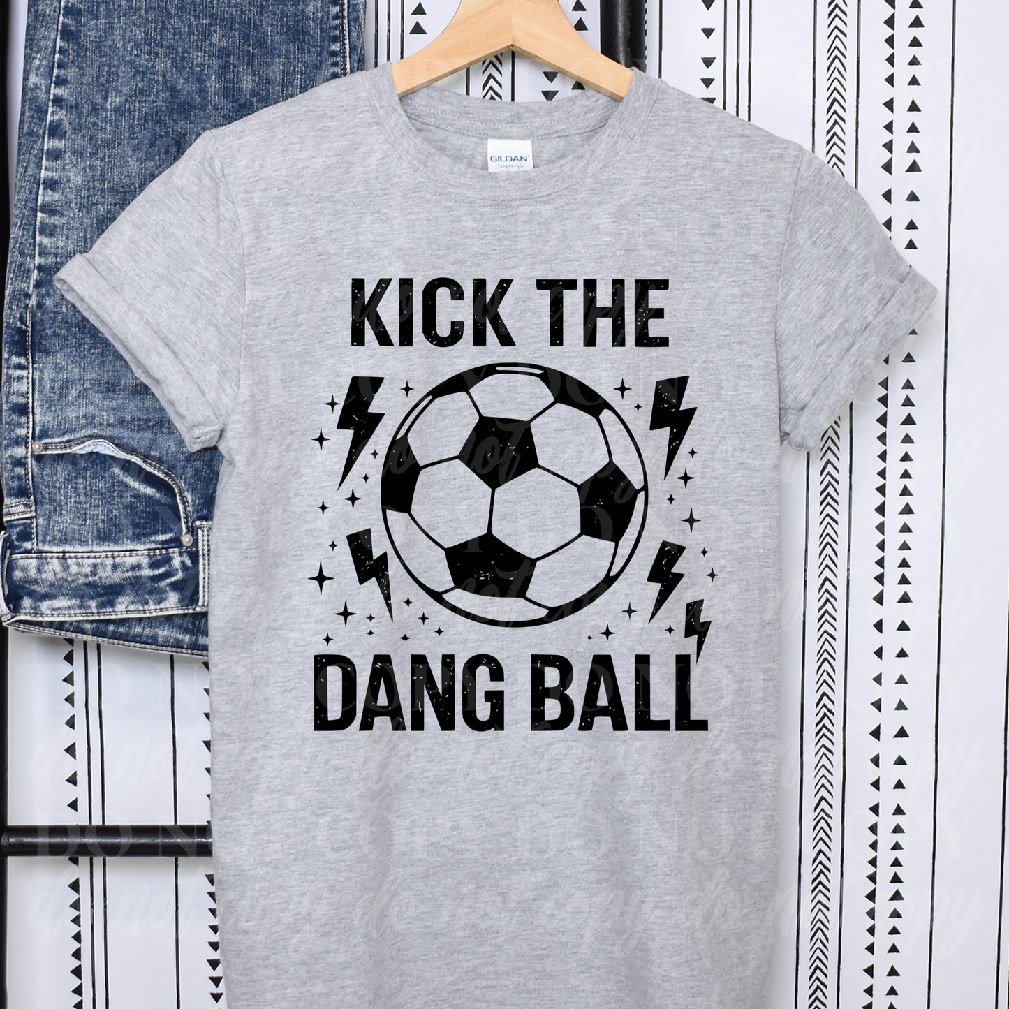 Kick The Dang Ball-black