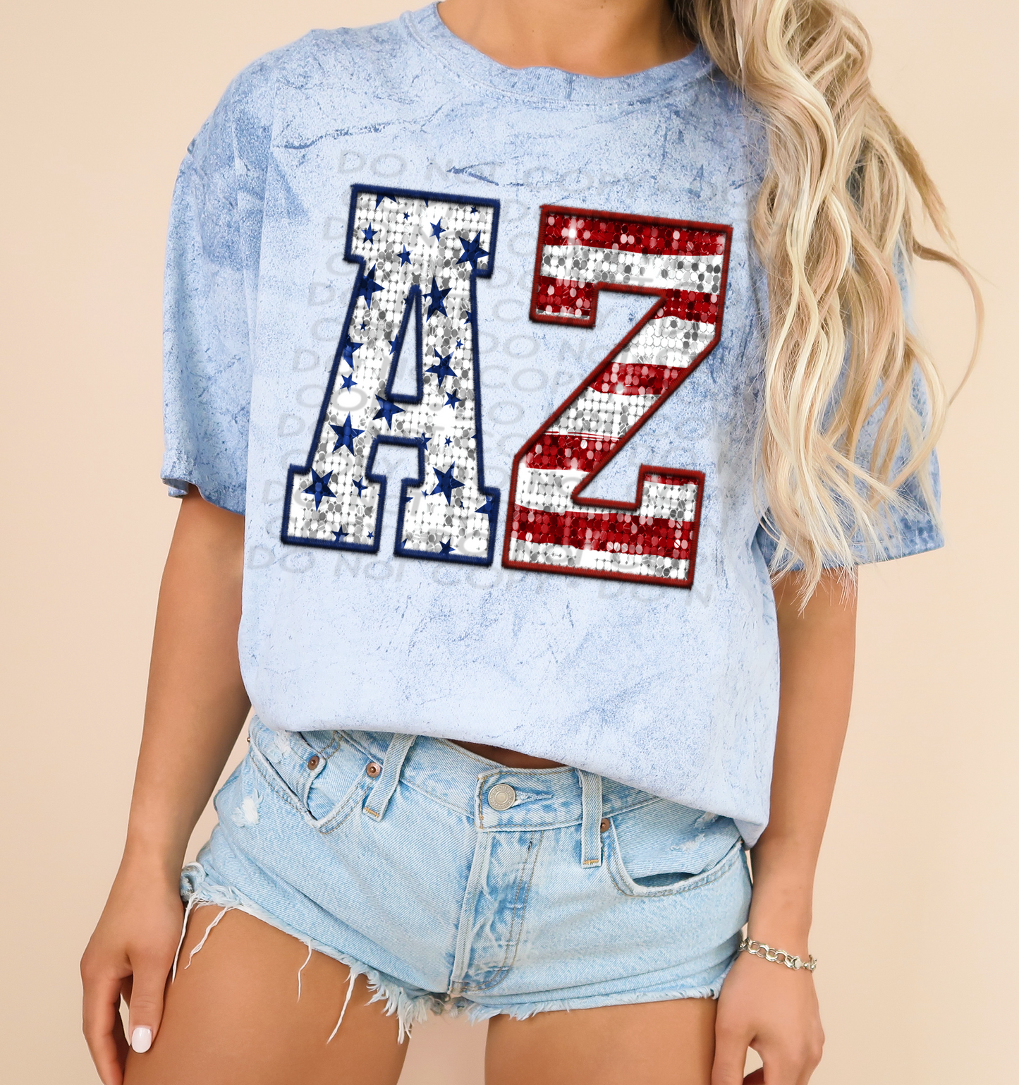 Arizona Flag Glitter