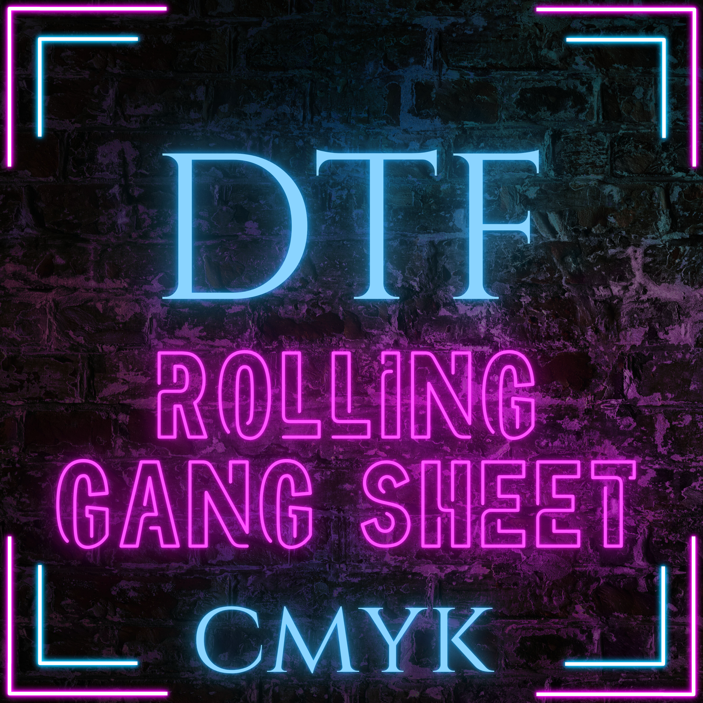 Rolling Gang Sheet (CMYK)
