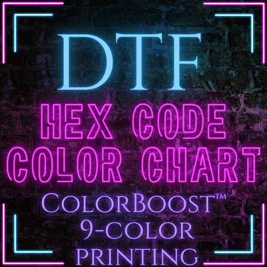 9-Color Hex Code Color Chart