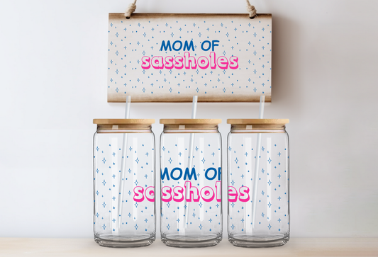 UVDTF 16oz CUP WRAP - Mom of Sassholes