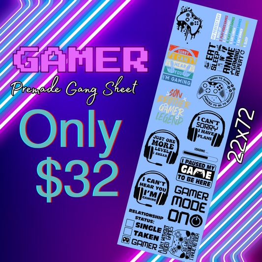 Gamer 22x72 Premade