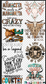 22x80 Western Premade Gang Sheet