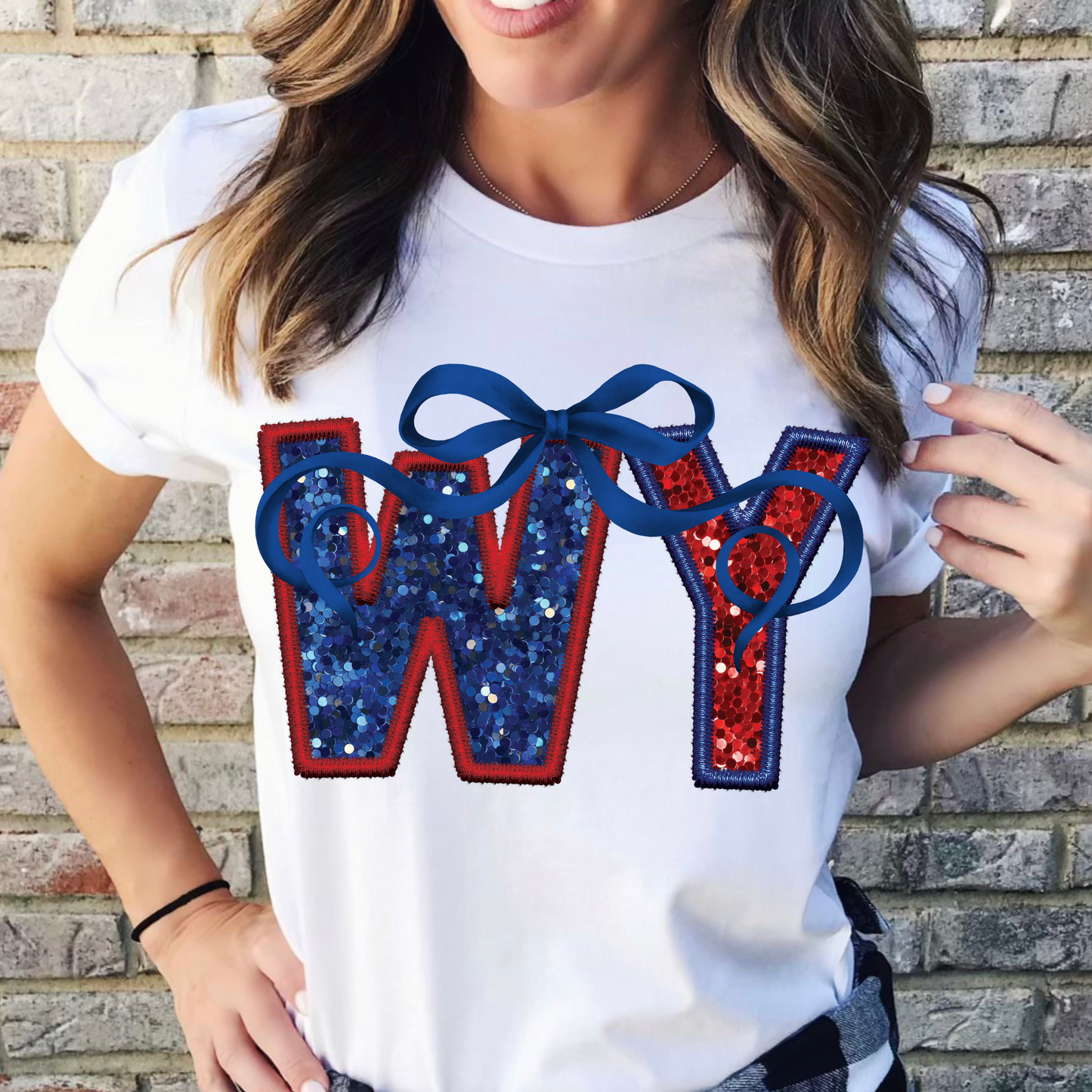 WY Patriotic Bow