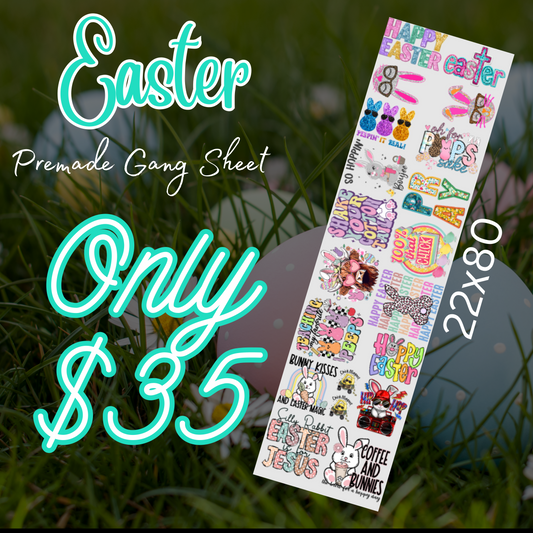 22x80 Easter Gang Sheet