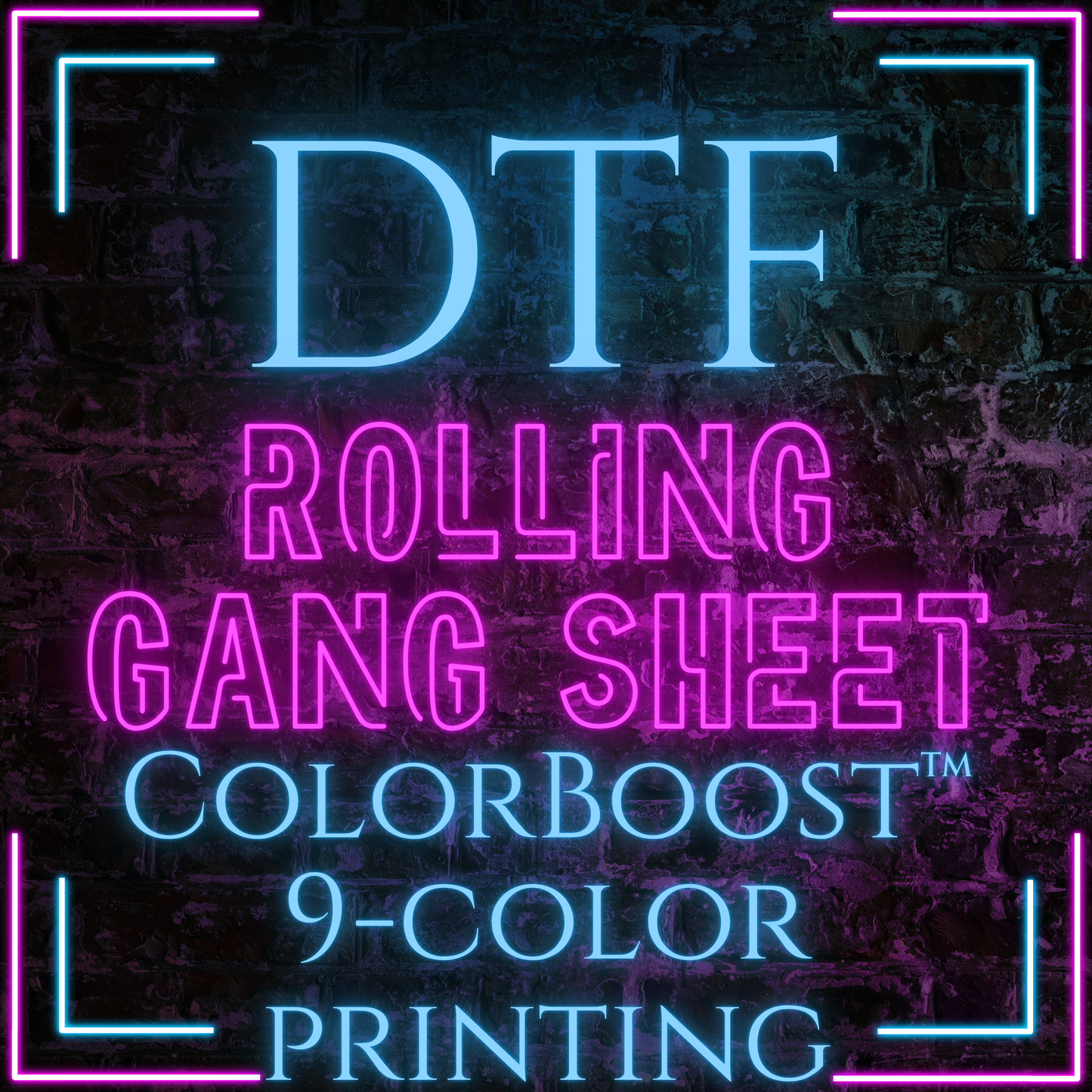 Rolling Gang Sheet Colorboost+ 9-Color