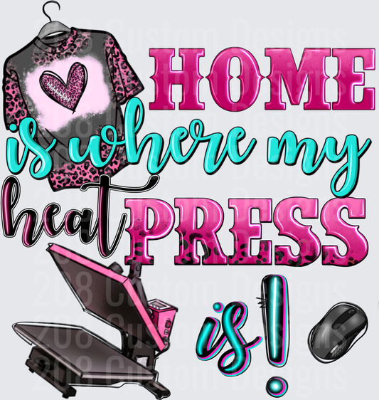 Home Is Where My Heat Press Is Craft Room Design