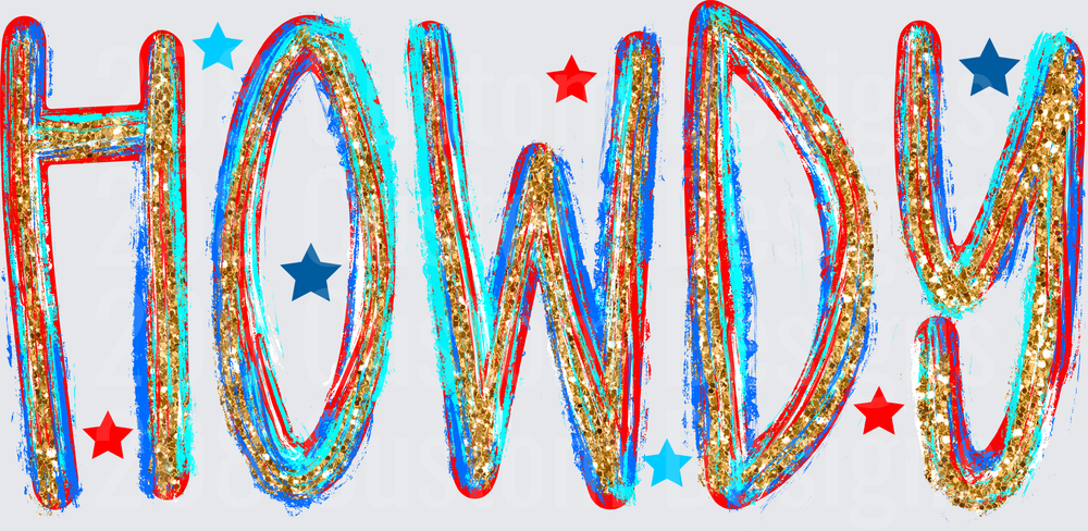 HOWDY BRUSH GLITTER