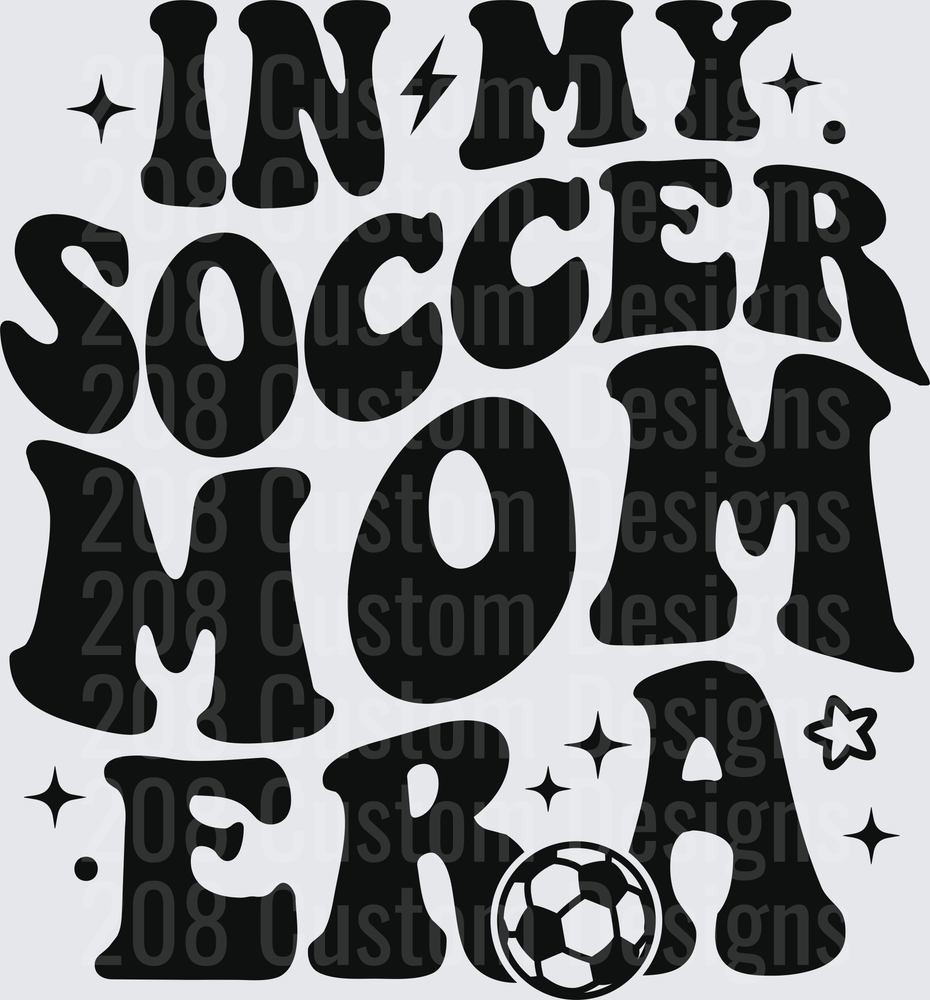 In My Soccer Mom Era Retro Groovy