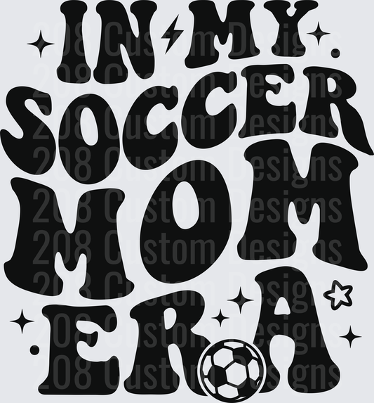 In My Soccer Mom Era Retro Groovy