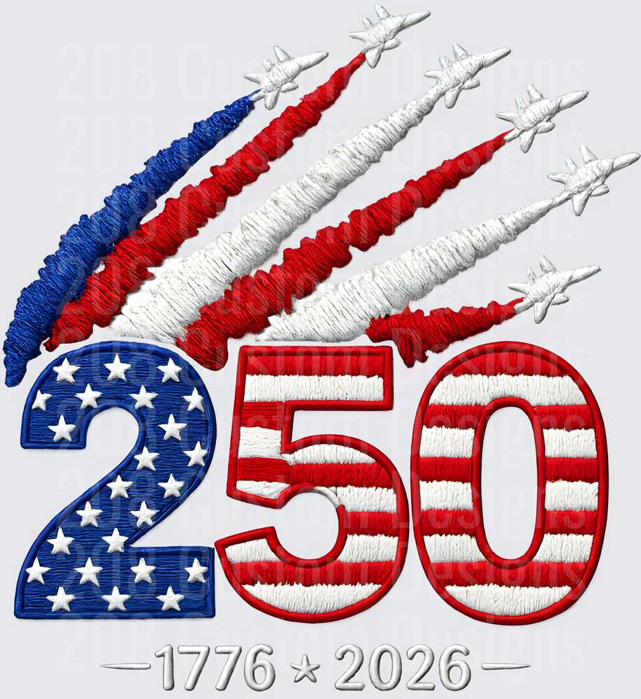 America 250th Anniversary 1776-2026 Fighter Jets Flyover