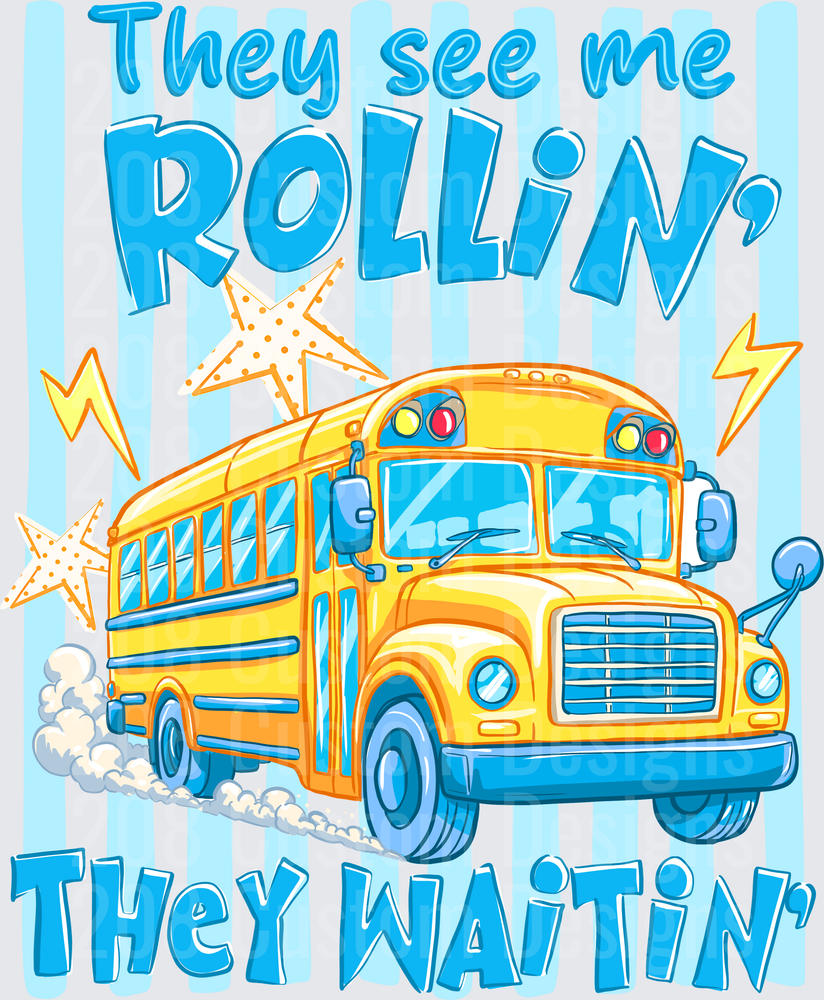 They See Me Rollin They Waitin Funny School Bus