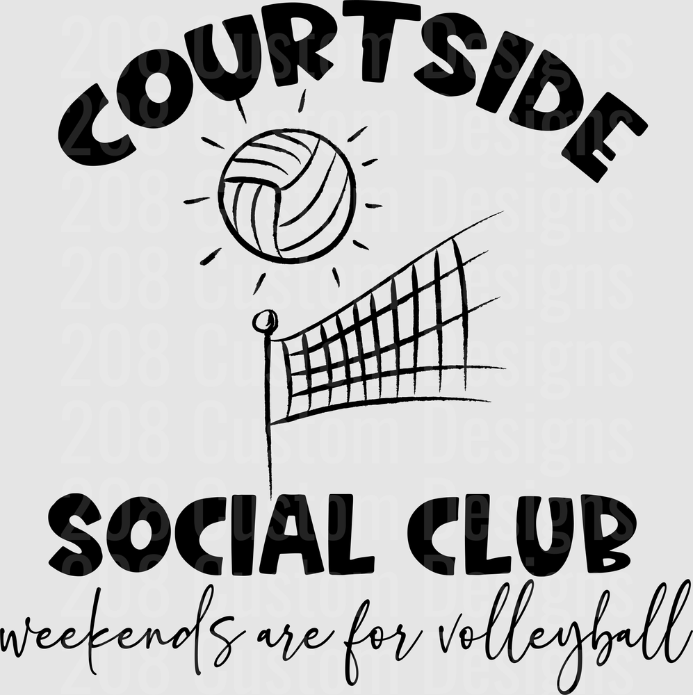 Courtside Social Club Weekends Are For Volleyball Net Design