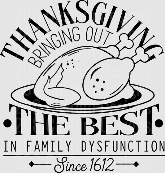 Thanksgiving Bringing Out The Best In Family Dysfunction Since 1612